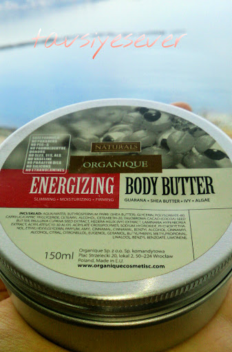 ORGANIQUE ENERGIZING BODY BUTTER